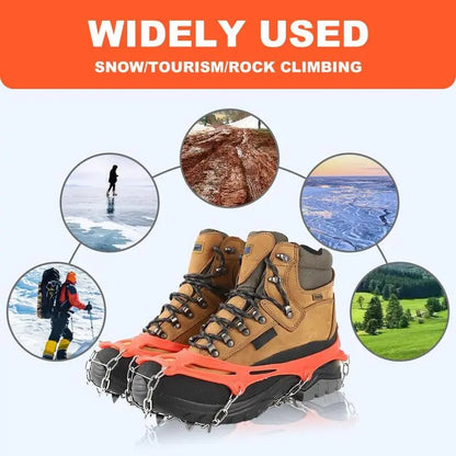 Winter Shoe Traction Cleats ❄️ – Anti-Slip Ice Grips for Snowy Walks & Hiking