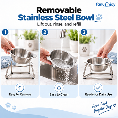 15° Tilted Orthopaedic Feeding Bowl🥣🐾