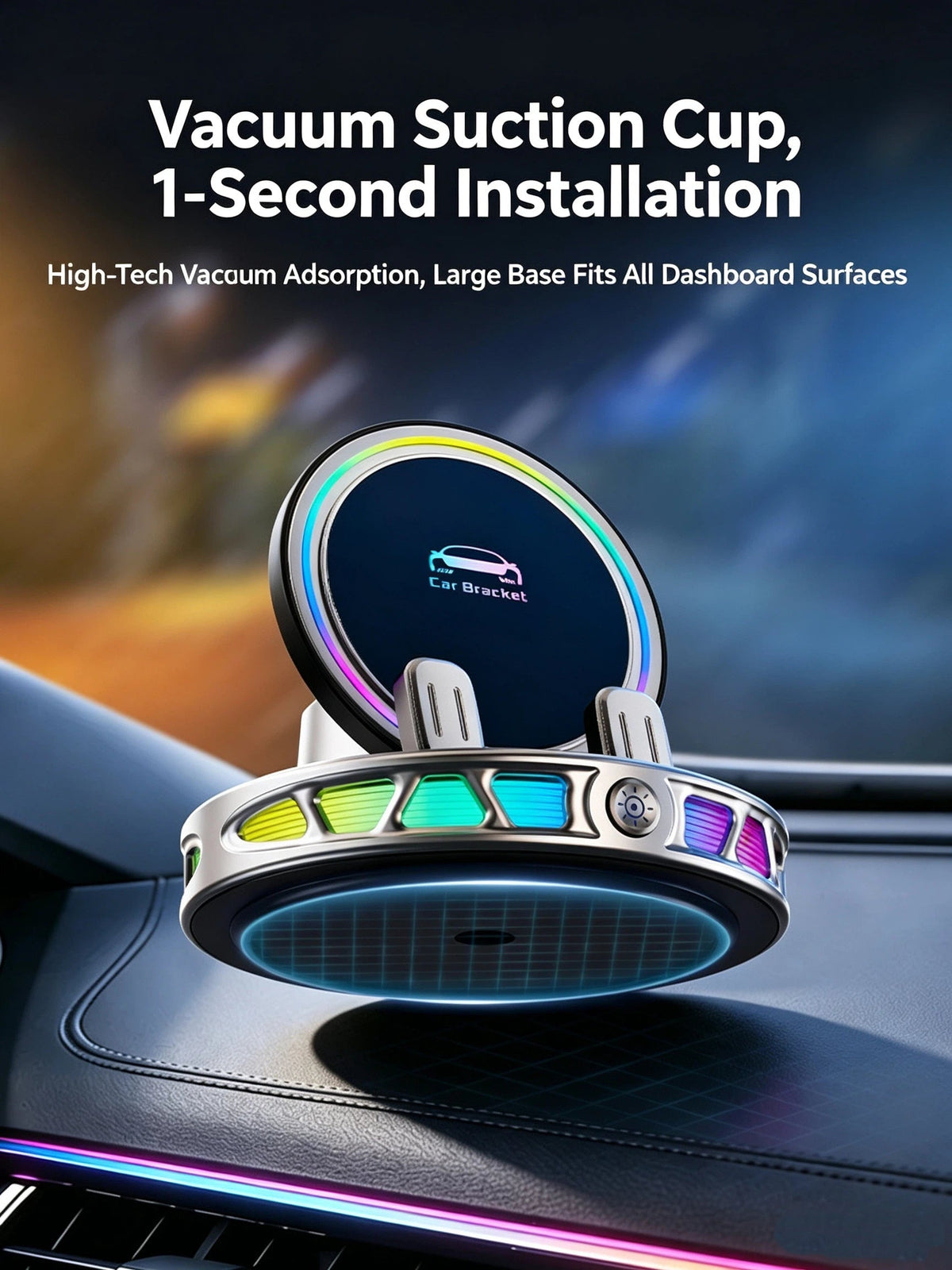 📱⚡ Car Wireless Charging Mount – Secure Your Phone & Charge on the Go