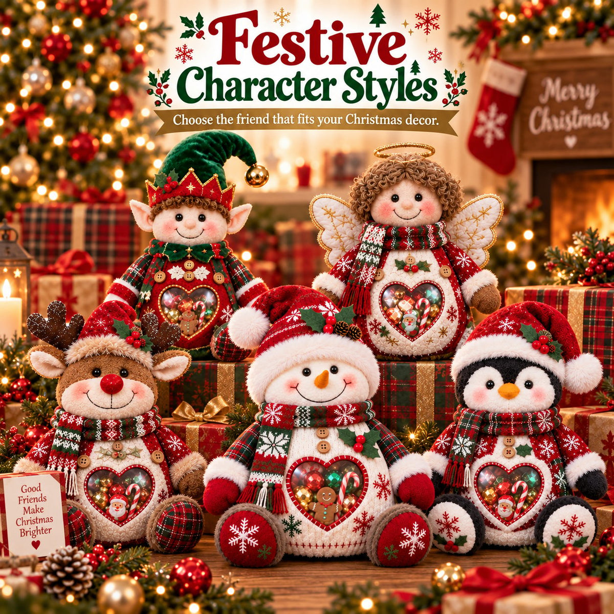 🎅 🎄 Christmas Character Refillable Treat Holder(📦Buy 2 Free Shipping)