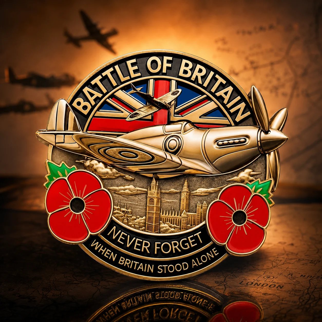✈️🎖️ [2026 Limited Edition] – 1940 “Never Forget” Aviation Valor Emblem