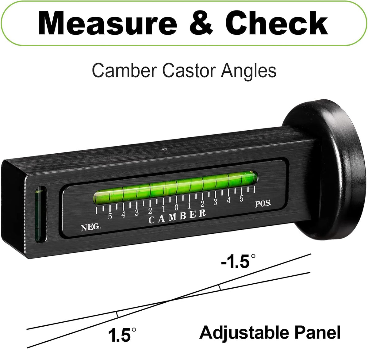 Adjustable Magnetic Auto Gauge 🧲 – Handy Tool for Car, Truck & RV Tire Service