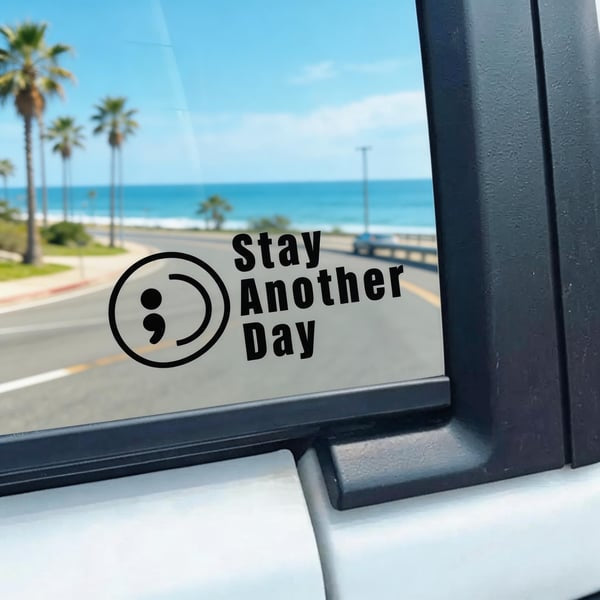 🎗️ Mental Health Awareness Car Decals❤️ – 10-Piece Share Pack with Supportive Message