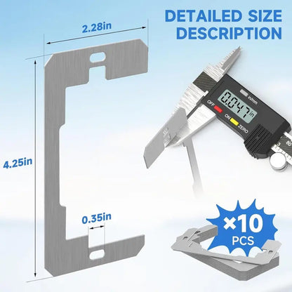⚡ Metal Outlet & Switch Spacers for Flush, Level Wall Plates 🛠️
