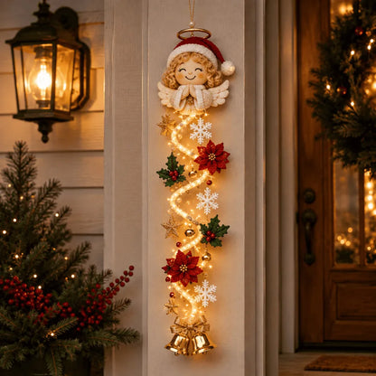 ⏳ Last Day 49% OFF 🎄 Glowing Christmas Door Hanger