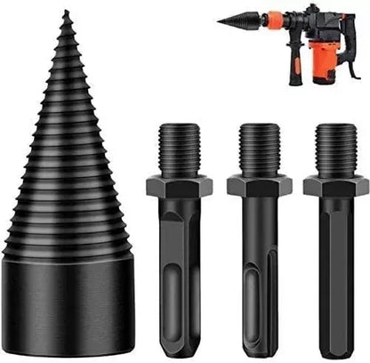 ⚡ Heavy-Duty Firewood Log Splitting Drill Bit, 1.25 in (32 mm)