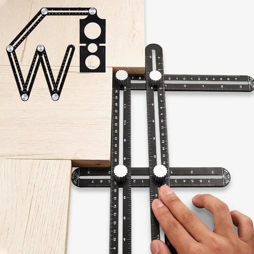 📐🔧 Multi-Angle Folding Measuring Ruler – Precise Positioning for Faster DIY Projects