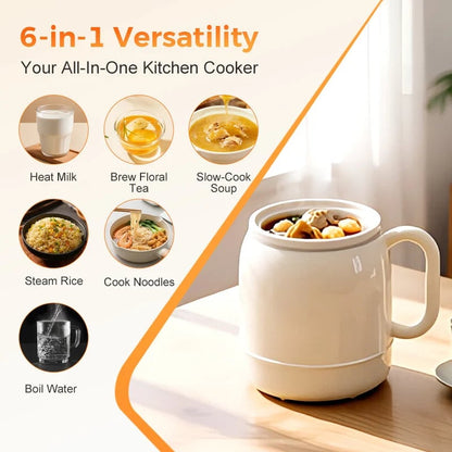 🍲⚡ Portable Electric Stewing Cup – Cook Warm Meals Anywhere