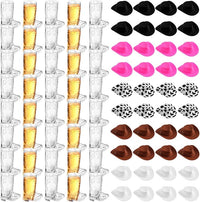 80 Pcs (40 hats+40 shots)