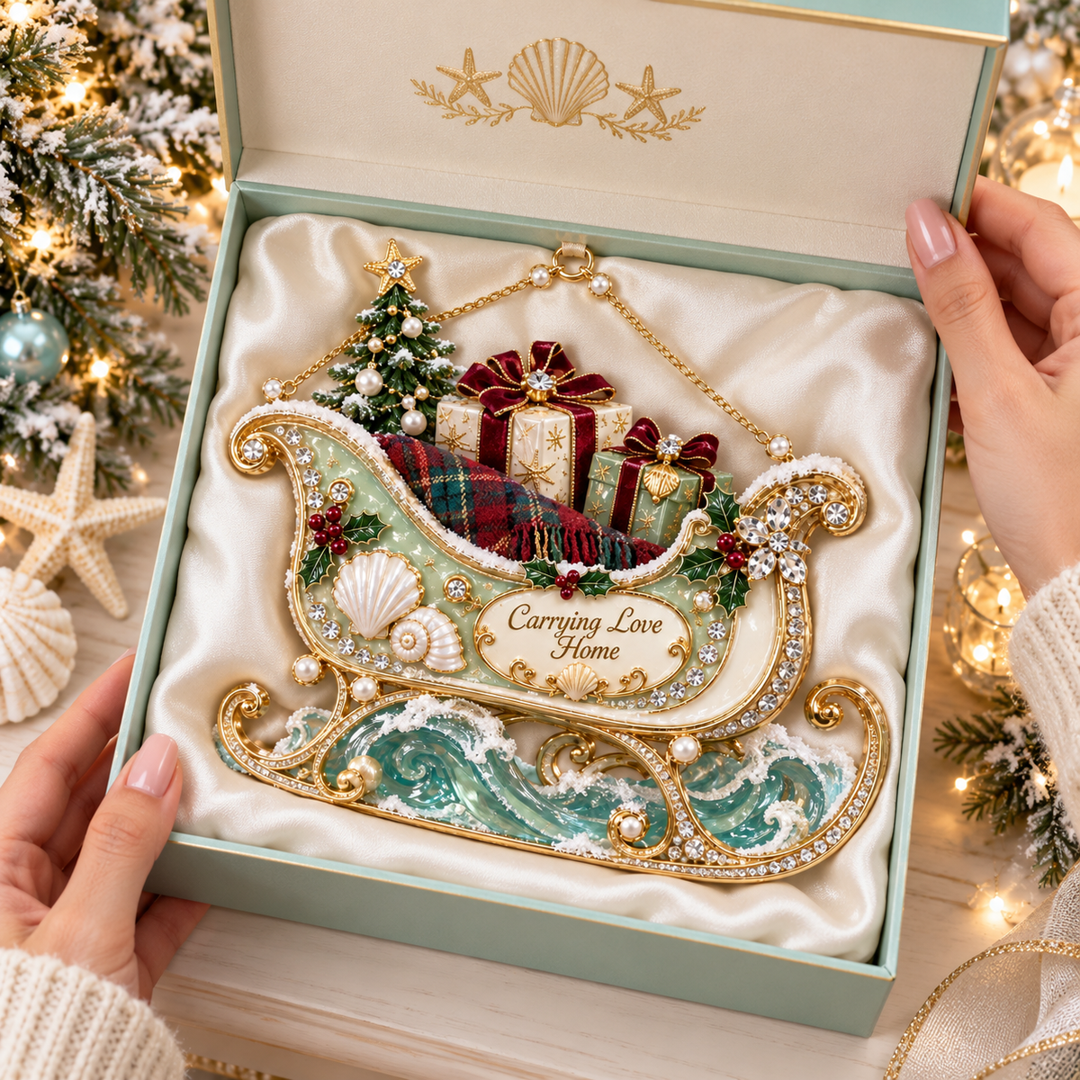 Coastal Christmas Magic Christmas tree ornaments