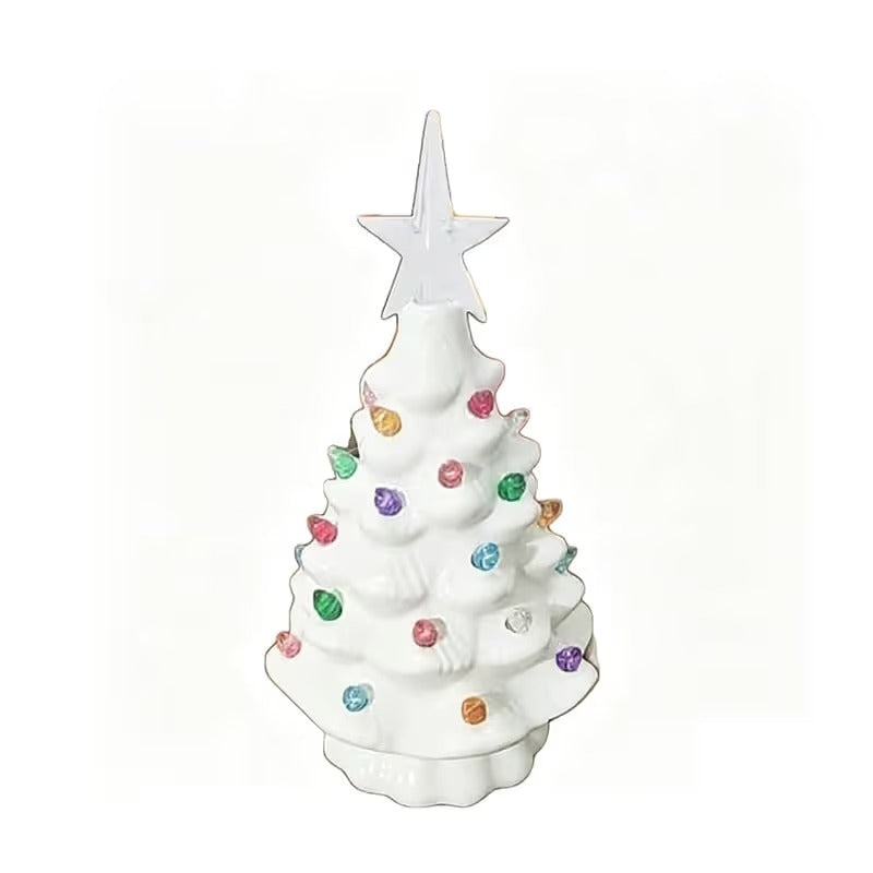Mini Resin Nostalgic Christmas Tree Lamp