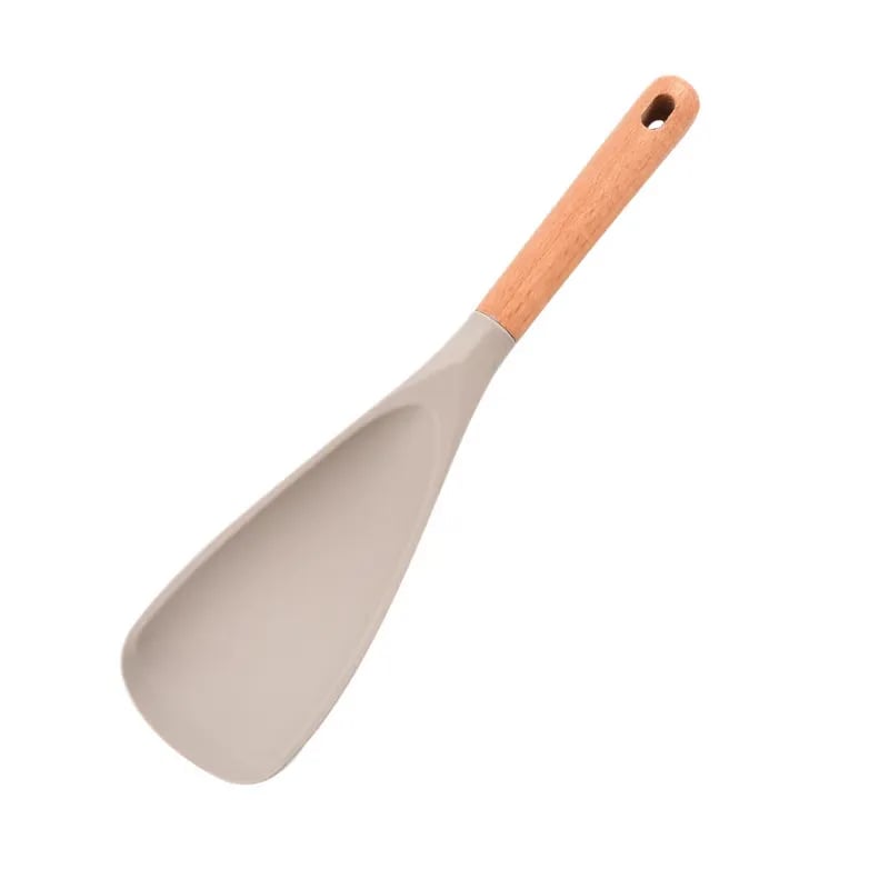 🍳✨ 2-in-1 Silicone Spatula Spoon – Stir, Flip, Scoop & Serve with One Tool