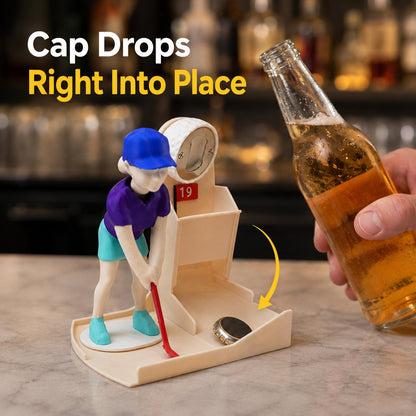 Interactive Golf Bottle Opener - Turn Every Drink Into A Mini Game