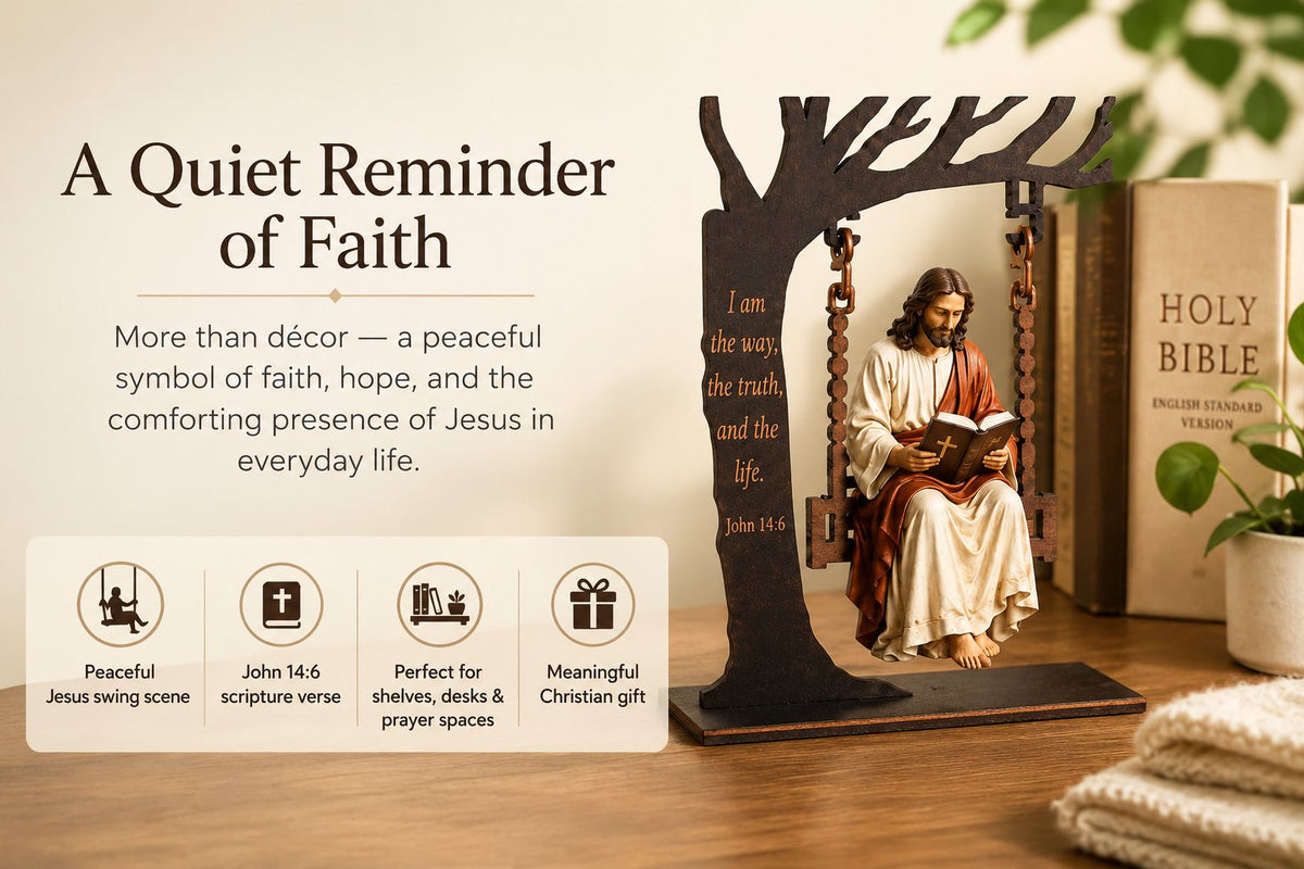 ✝️🔥Last Day 49% OFF - ✝️📚Christian Jesus Swing Ornament