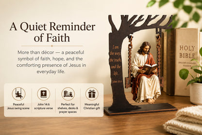✝️🔥Last Day 49% OFF - ✝️📚Christian Jesus Swing Ornament