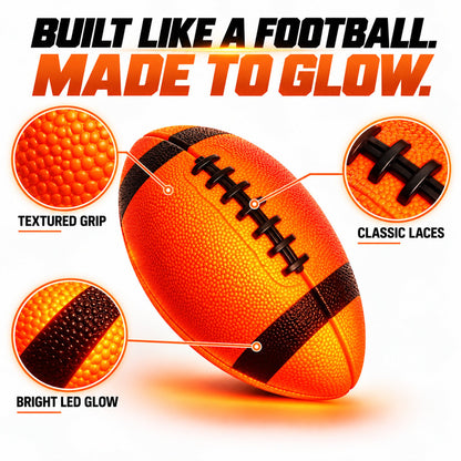 Light-Up LED Football 🏈 – Glowing Ball for Evening Play