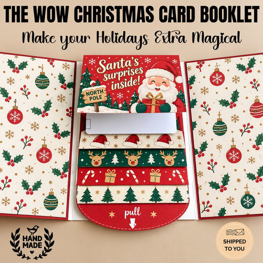 🎄 2026 Christmas Gift Card Holder Booklet with Waterfall Design 🎁 Perfect Holiday Gift for Family, Friends, Teachers and Coworkers 💳✨ 50% Off Today Only ⏰