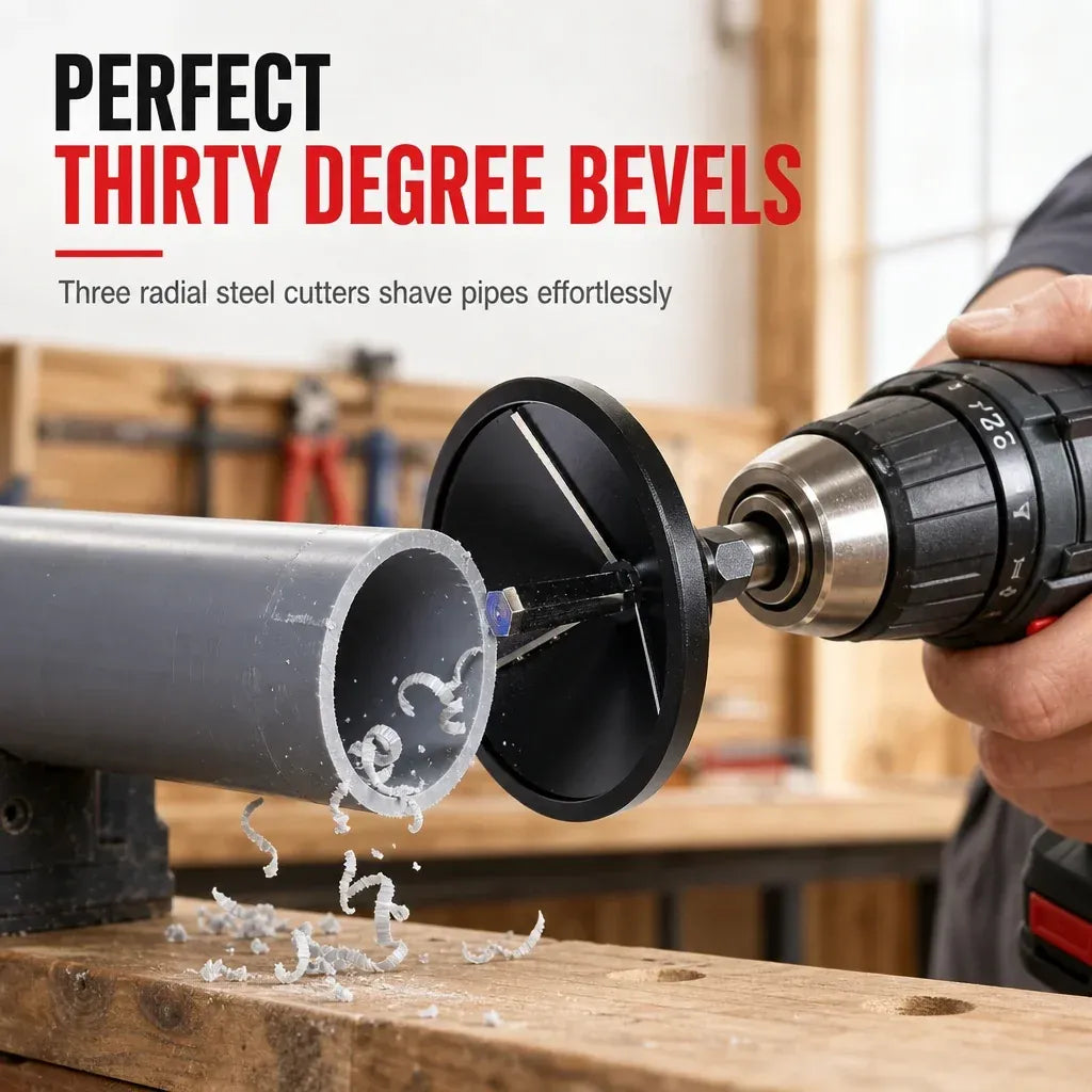 PVC Pipe Edge Finishing Tool 🔧 – Quick Chamfering & Deburring