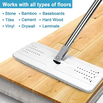 Flat Floor Mop & Bucket Set 🧹 – Easy Everyday Cleaning