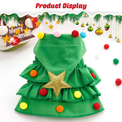 Merry Spruce-Up Pet Outfit 🎄 Festive Holiday Costume for Dogs & Cats