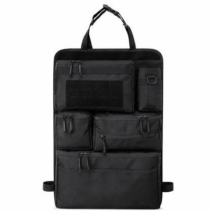 Tactical Car Backseat Organizer 🚙 – Heavy-Duty Nylon Storagev