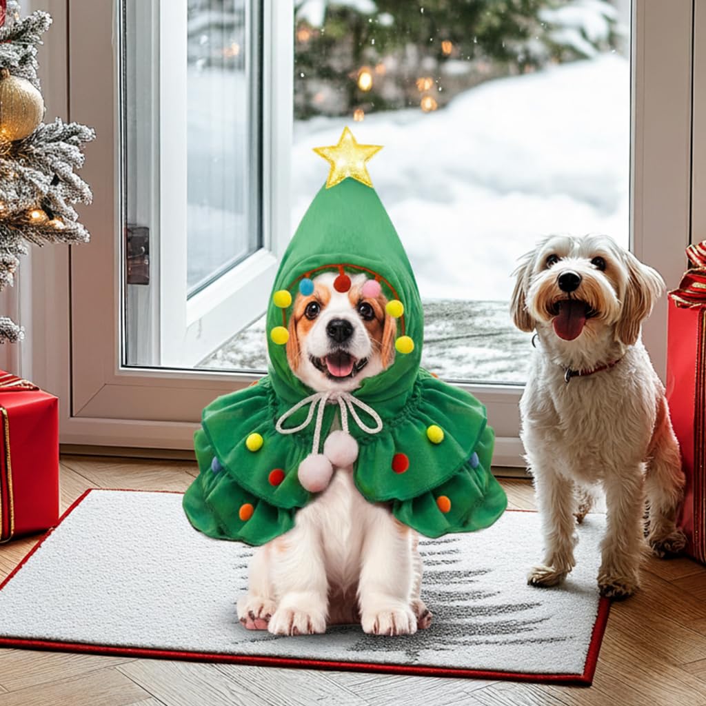 Merry Spruce-Up Pet Outfit 🎄 Festive Holiday Costume for Dogs & Cats