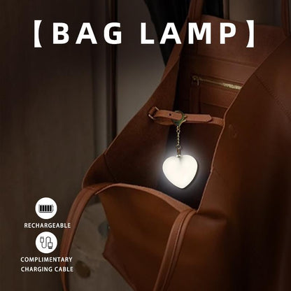 Heart-Shaped Touch Sensor Purse Light 💗 – Handy Glow for Bags & Totes