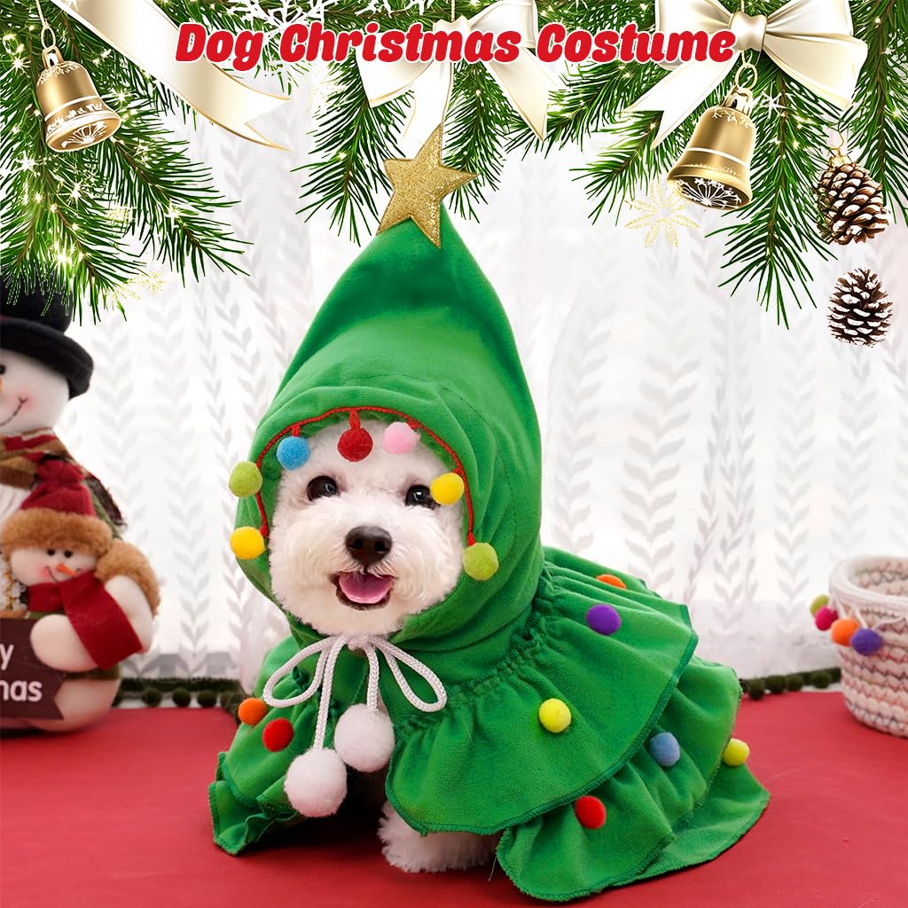 Merry Spruce-Up Pet Outfit 🎄 Festive Holiday Costume for Dogs & Cats
