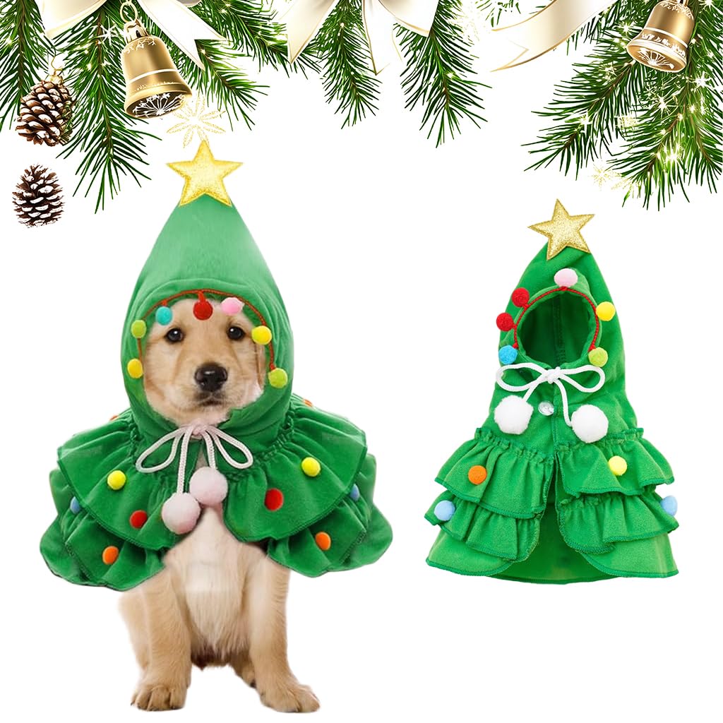 Merry Spruce-Up Pet Outfit 🎄 Festive Holiday Costume for Dogs & Cats