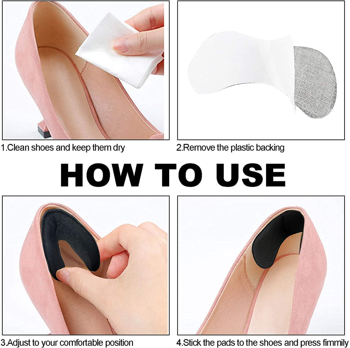 Soft Heel Cushion Inserts 👟 – Comfortable Shoe Pads for Daily Wear