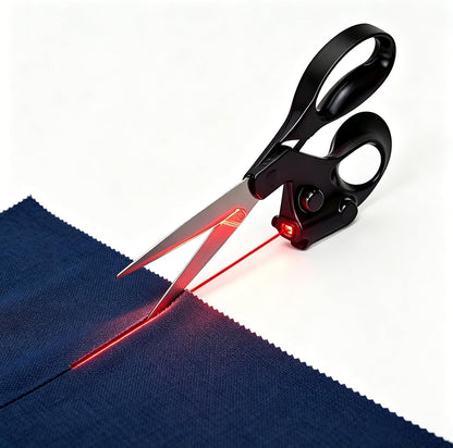 ✂️ Laser-Guided Fabric Scissors for Smooth, Precise Cutting
