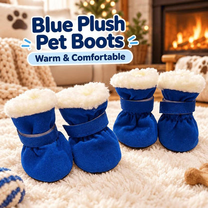 🐾❄️ Velvet Puppy Booties – Warm, Non-Slip Paw Protection for Little Dogs