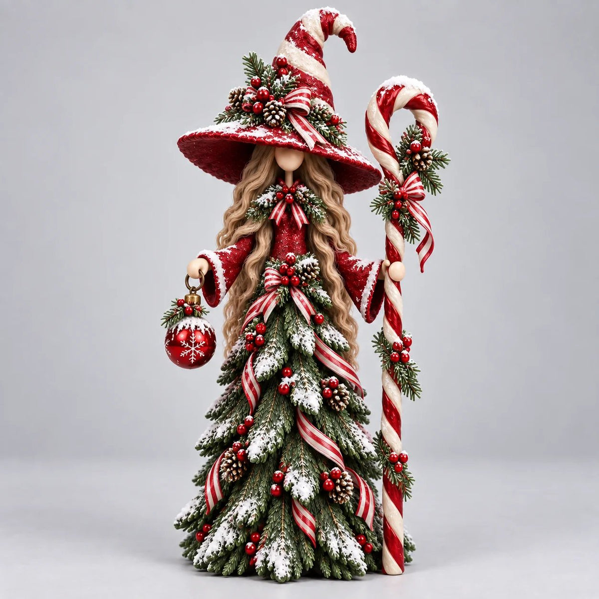 ❄️🎄Nyckfull julhäxa i hartsfigurkollektion🎅