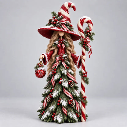 ❄️🎄Nyckfull julhäxa i hartsfigurkollektion🎅