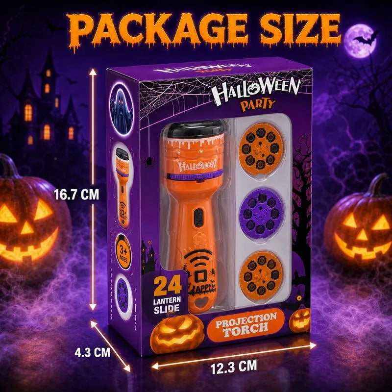 🔥HOT SALE 49% OFF -🎃👻Kids Halloween Christmas Projection Flashlight Toy