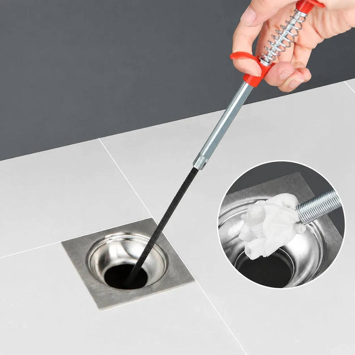 🚿 Drain Clog Cleaning Tool – Handy Home Plumbing Helper