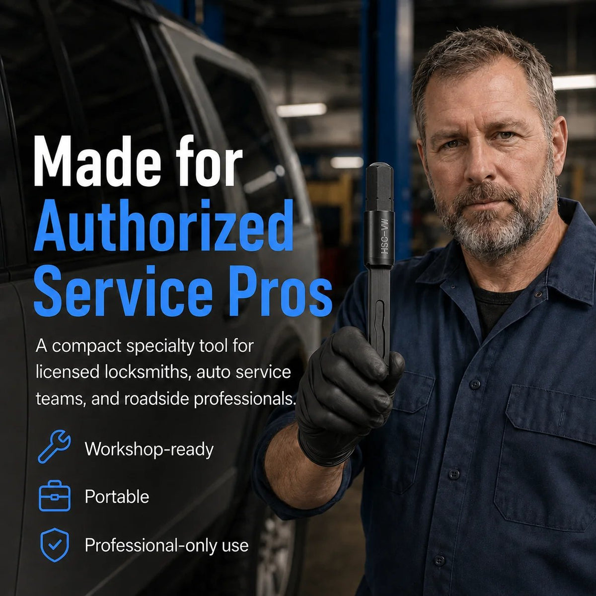 💯 🔧 Professional Vehicle Service Tool – Compact, Durable, Service-Ready