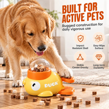🐾🧩 Interactive Slow Feeder Toy – Treat Dispensing Fun for Cats & Dogs