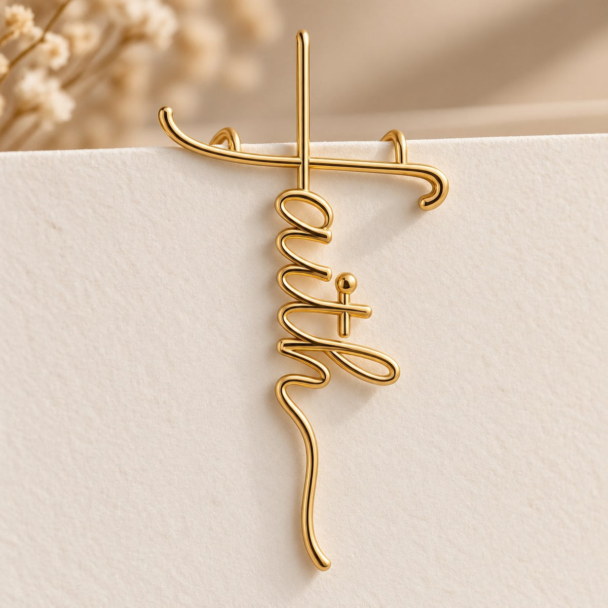 ✝️ Graceful Gold Page Clips – Meaningful Accents for Notes & Journals