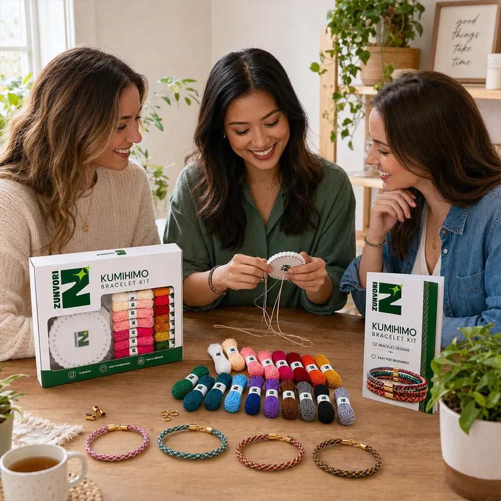 Kumihimo Bracelet Kit – Create Your Own Braided Friendship Bracelets