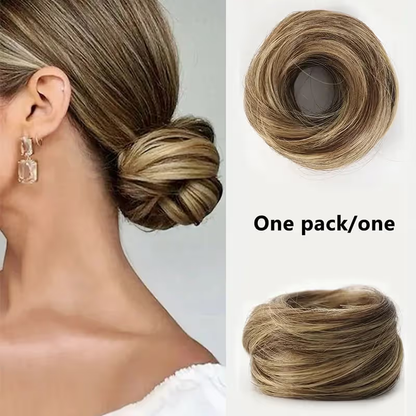 🎀 Messy Bun Hairpiece – Effortless Updos in Minutes