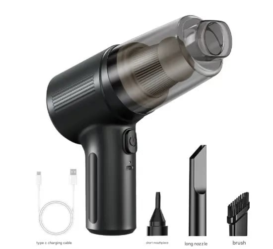 💯 🔥Wireless  Handheld Car Vacuum Cleaner Portable Cordless , Vacuum Cleaner with Multi-Nozzles