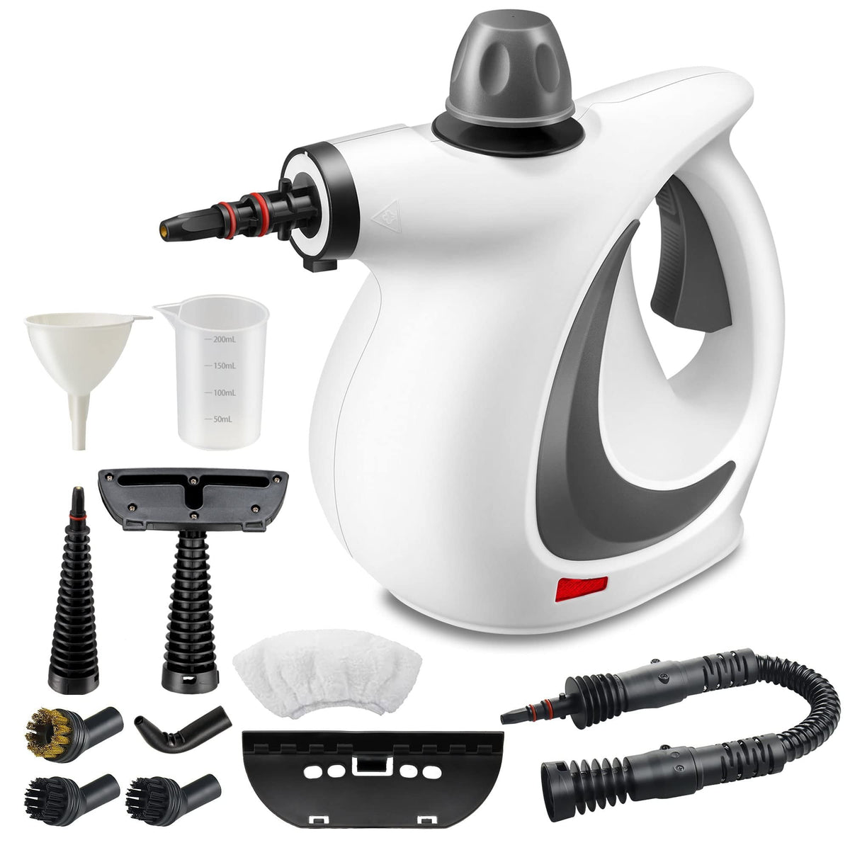 Handheld Steam Cleaner 🧼 – Pressurized Cleaning Kit with 11 Accessories