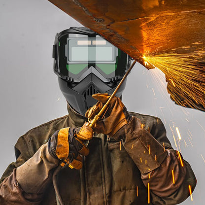 ⚡🛡️ Auto-Darkening Welding Helmet with Quick-Response Lens – 1 Pack