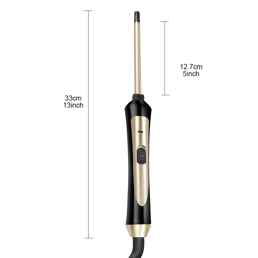 ​🏆Flash Sale⚡Ultra-Thin Titanium Curling Wand for Voluminous Curls & Waves