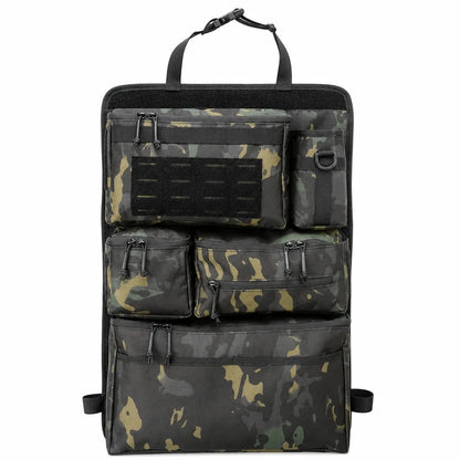 Tactical Car Backseat Organizer 🚙 – Heavy-Duty Nylon Storagev