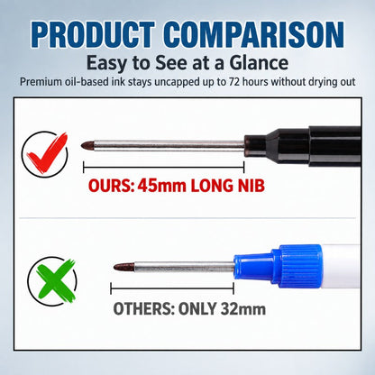 Deep-Hole Precision Marker ✍️ – 45mm Long-Reach Marking Tool | Special Sale