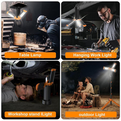 💯🔥49% OFF💡Portable Rechargeable Triple-Head LED Camping Light