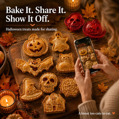 🎃 8-Piece Halloween Mini Hand Pie Mold Set✈️