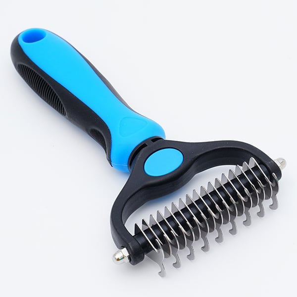 🐾 Professional Deshedding Tool for Dogs & Cats – Gentle Grooming for Loose Fur